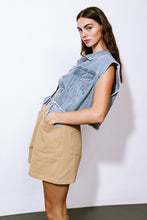 Load image into Gallery viewer, CLAIM TO FAME DENIM VEST
