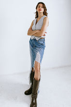 Load image into Gallery viewer, A DISTANT MEMORY DENIM MIDI SKIRT
