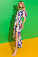 Load image into Gallery viewer, PEACEFUL AND PRETTY WOVEN MIDI DRESS
