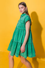 Load image into Gallery viewer, NO DULL MOMENTS DENIM MINI DRESS
