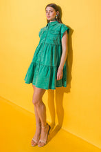 Load image into Gallery viewer, NO DULL MOMENTS DENIM MINI DRESS
