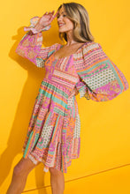 Load image into Gallery viewer, REDEEMING LOVE WOVEN MINI DRESS
