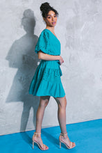 Load image into Gallery viewer, A VERY LONG ENGAGEMENT WOVEN MINI DRESS
