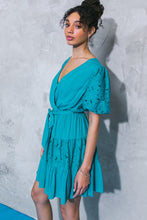 Load image into Gallery viewer, A VERY LONG ENGAGEMENT WOVEN MINI DRESS
