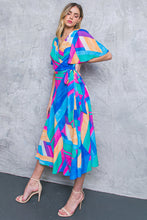 Load image into Gallery viewer, PRACTICING LOVE WOVEN MIDI DRESS
