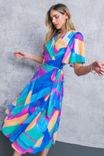Load image into Gallery viewer, PRACTICING LOVE WOVEN MIDI DRESS
