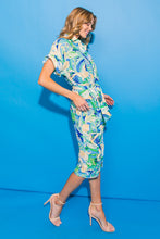 Load image into Gallery viewer, FARAH FRONT WOVEN MIDI DRESS
