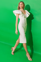 Load image into Gallery viewer, SWEETEST DAY STRETCH TWILL MIDI DRESS
