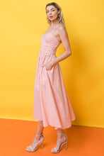 Load image into Gallery viewer, WEEKEND FESTIVALS WOVEN MIDI DRESS

