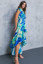 Load image into Gallery viewer, LA BEBE WOVEN SATIN MAXI DRESS
