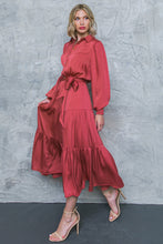 Load image into Gallery viewer, MY TIME TO SHINE WOVEN MIDI DRESS
