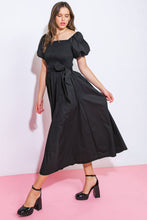 Load image into Gallery viewer, A PEACEFUL PLACE WOVEN MIDI DRESS
