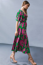 Load image into Gallery viewer, CERTIFIED CHARM WOVEN MIDI DRESS
