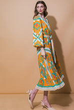Load image into Gallery viewer, VISION OF CHARM WOVEN MIDI DRESS
