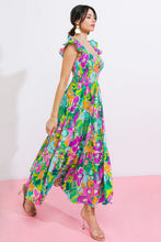 Load image into Gallery viewer, LOVE HAZE WOVEN MIDI DRESS
