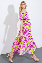 Load image into Gallery viewer, I'M IN CHARGE WOVEN MIDI DRESS
