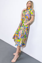 Load image into Gallery viewer, KEEP BLOOMING WOVEN MIDI DRESS
