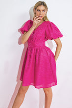 Load image into Gallery viewer, ALL IS CALM WOVEN MINI DRESS

