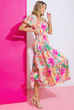 Load image into Gallery viewer, IT STARTS NOW WOVEN MIDI DRESS
