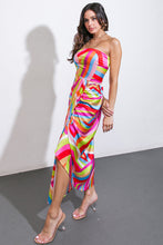 Load image into Gallery viewer, I'VE SEEN IT ALL WOVEN MIDI DRESS
