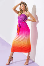 Load image into Gallery viewer, GIVE IT A GO IN GARDEN MIDI DRESS
