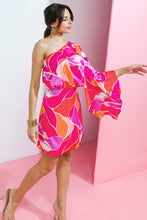Load image into Gallery viewer, DESERT EXPRESS WOVEN SATIN MINI DRESS
