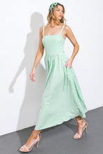 Load image into Gallery viewer, ATTRACTING LOOKS WOVEN MIDI DRESS
