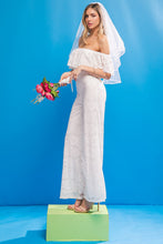Load image into Gallery viewer, FATE INTERVENES WOVEN LACE JUMPSUIT
