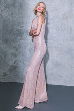 Load image into Gallery viewer, DIVINE WANDERINGS SEQUIN JUMPSUIT
