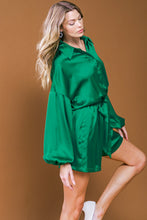 Load image into Gallery viewer, CELEBRATION TIME WOVEN SATIN ROMPER
