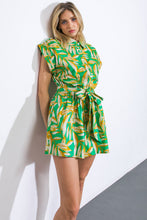 Load image into Gallery viewer, I CAN TAKE YOU THERE WOVEN ROMPER

