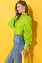 Load image into Gallery viewer, HOW I FEEL POPLIN TOP
