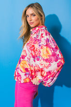 Load image into Gallery viewer, AMORE STRAPLESS FLORAL SHIRT BLOUSE
