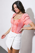 Load image into Gallery viewer, A HEART FOR LOVE DENIM TOP
