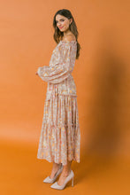Load image into Gallery viewer, LOST IN THIS MOMENT WOVEN MIDI DRESS
