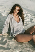 Load image into Gallery viewer, Sade Top - Black Stripes

