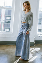 Load image into Gallery viewer, PEACE AND JOY DENIM PANTS
