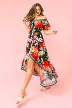 Load image into Gallery viewer, WHAT I LIKE ABOUT YOU FLORAL MIDI DRESS
