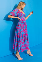 Load image into Gallery viewer, REMARKABLE ENTRANCE WOVEN MIDI DRESS
