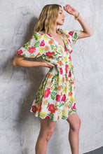 Load image into Gallery viewer, FREE ME TODAY FLORAL WOVEN MINI DRESS
