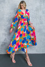 Load image into Gallery viewer, FIND YOUR FLOWERS WOVEN MIDI DRESS
