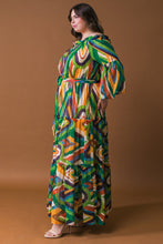 Load image into Gallery viewer, TIME ROLLS BY WOVEN MAXI DRESS
