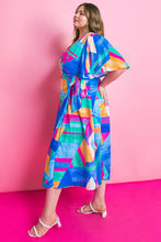 Load image into Gallery viewer, PRACTICING LOVE WOVEN MIDI DRESS
