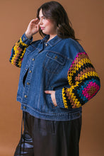 Load image into Gallery viewer, CLASSICALLY CHIC WASHED DENIM JACKET
