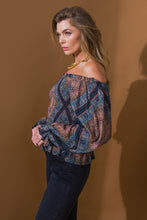 Load image into Gallery viewer, BOHO RAINBOW WOVEN TOP

