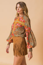 Load image into Gallery viewer, MOOD SETTER WOVEN TOP
