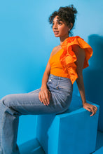 Load image into Gallery viewer, DREAMWORLD OFF THE SHOULDER WOVEN BODYSUIT
