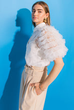 Load image into Gallery viewer, BEAUTIFUL OASIS IVORY WOVEN TOP
