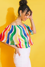 Load image into Gallery viewer, DON'T STOP THE PARTY WOVEN TOP
