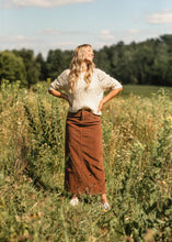 Load image into Gallery viewer, Stella Denim Maxi Skirt
